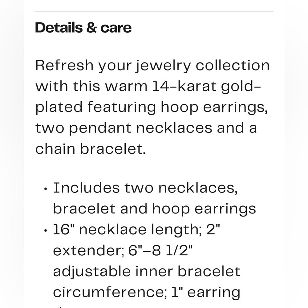 Adornia 4 Piece Pendant Necklaces, Bracelet, & Earrings Jewelry Set - Picture 7 of 8
